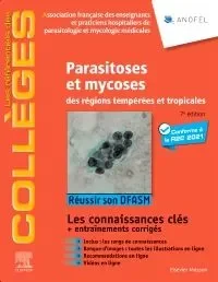 Couverture : Parasitoses et mycoses · 7e éd. (2022)